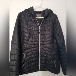 Black puffer jacket